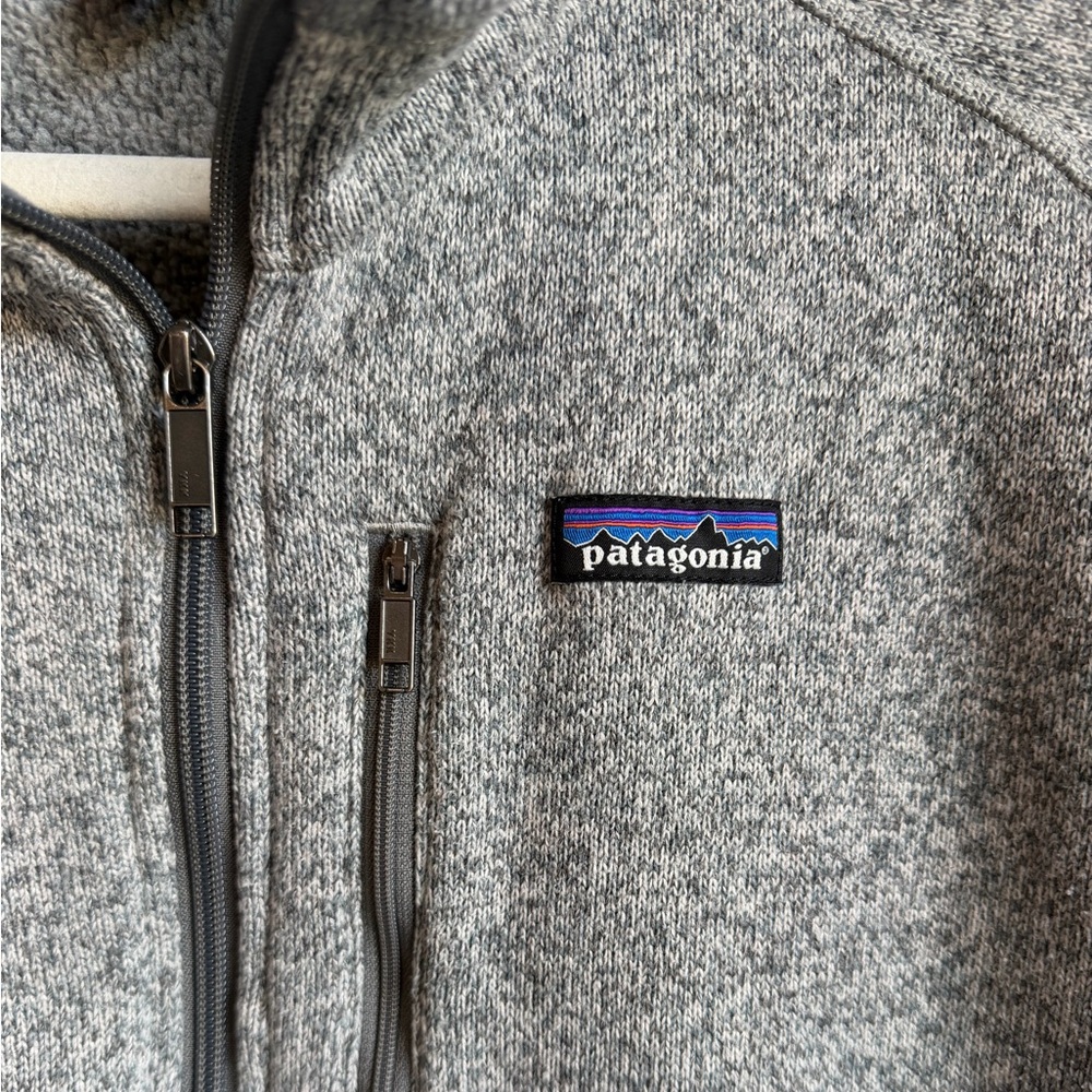Patagonia Men’s Better Sweater 1/4 Zip Pull-Over Fleece Gray Sweatshirt - Picture 3 of 9